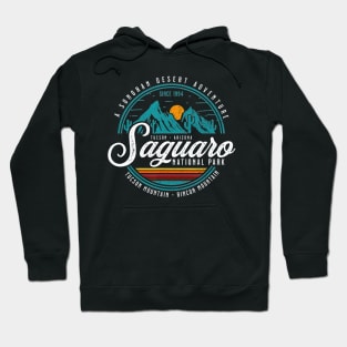 Vintage retro saguaro national park arizona Hoodie